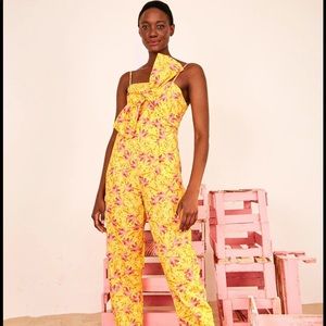 NWT FARM RIO Banana Sunshine jumpsuit!